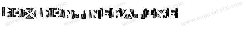 Box Font Negative字体转换